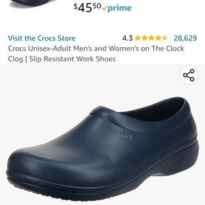 Crocs unisex on the clock clog